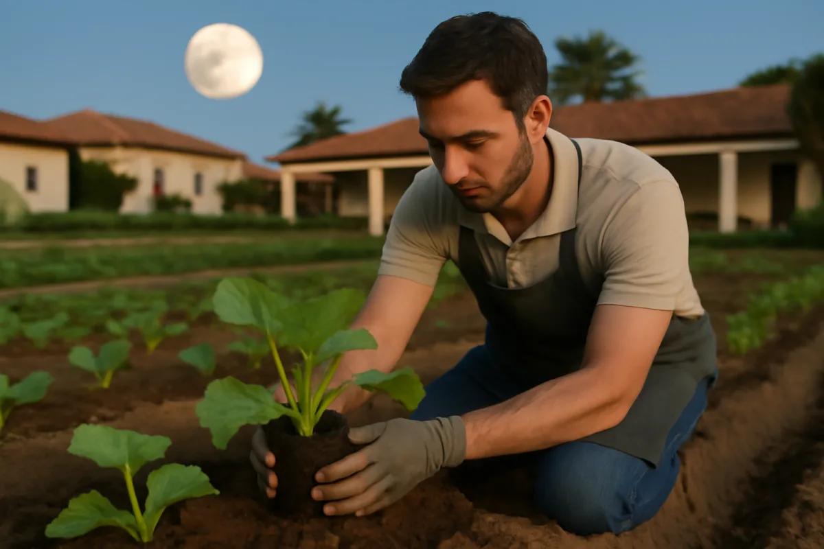 Trapianto delle zucchine e luna: il segreto che rende le piante più forti