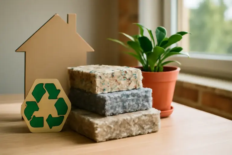 Materiali riciclati nell’isolamento edilizio: il beneficio nascosto per la salute della tua casa