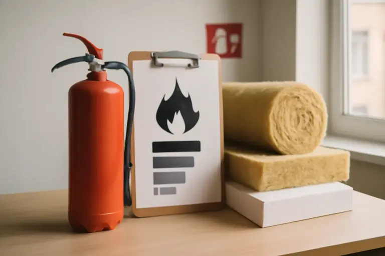 Normativa antincendio e materiali isolanti: le classi di reazione al fuoco da sapere prima della posa